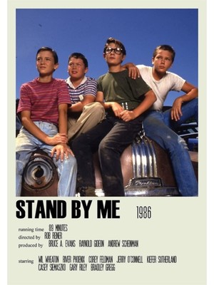 Jeronkarji Stand By Me Alternatif (1) Tablo Ahşap Poster Dekoratif