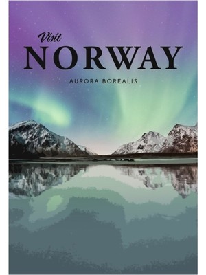 Jeronkarji Aurora Borealis Tablo Ahşap Poster Dekoratifnı Ziyaret Edin