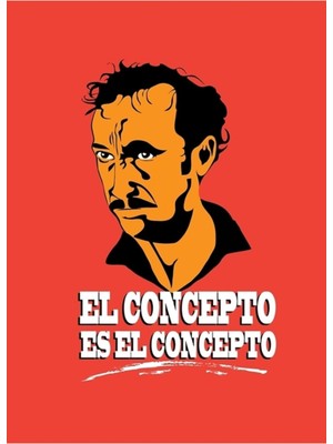 Jeronkarji The Concept Is The Concept Tablo Ahşap Poster Dekoratif