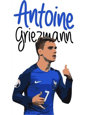 Jeronkarji Antoine Griezmann Tablo Ahşap Poster Dekoratif