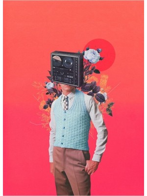 Jeronkarji Phonohead Tablo Ahşap Poster Dekoratif