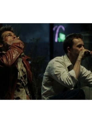 Jeronkarji Fight Club Movie Print Tablo Ahşap Poster Dekoratif