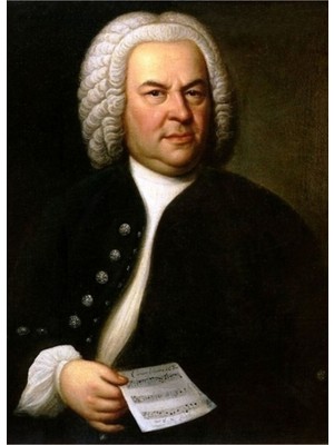 Jeronkarji Johann Sebastian Bach Tablo Ahşap Poster Dekoratif