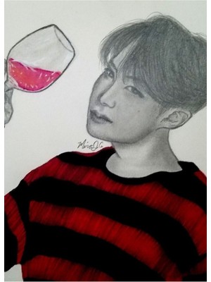 Jeronkarji Persona V4 Jhope Tablo Ahşap Poster Dekoratif KOD3482