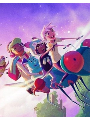 Jeronkarji Kipo ve Harika Canavarların Çağı Tablo Ahşap Poster Dekoratif