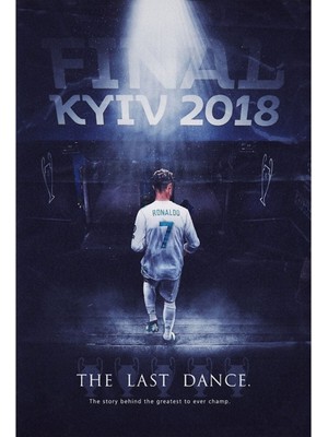 Jeronkarji Son Dans: Cristiano Ronaldo. Tablo Ahşap Poster Dekoratif