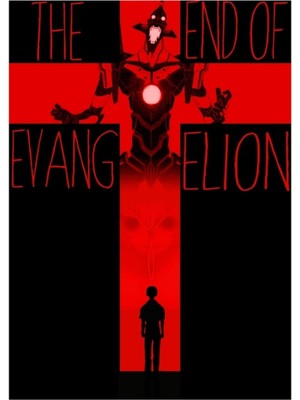 Jeronkarji Evangelion'un Sonu Tablo Ahşap Poster Dekoratif