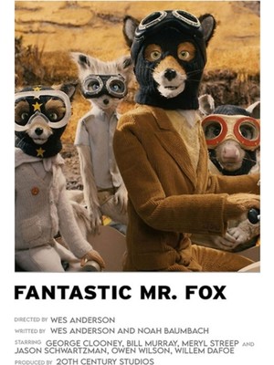 Jeronkarji Fantastik Bay Fox Minimalist Poster Tablo Ahşap Poster Dekoratif