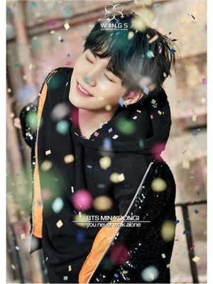 Jeronkarji Bts - Min Yoongi (Ynwa) Tablo Ahşap Poster Dekoratif KOD2001
