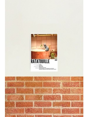 Jeronkarji Ratatouille Tablo Ahşap Poster Dekoratif