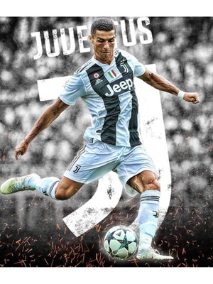 Jeronkarji Cristiano Ronaldo Tablo Ahşap Poster Dekoratif