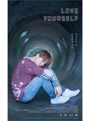 Jeronkarji Bts - Kendinizi Sevin [teaser] Tablo Ahşap Poster Dekoratif KOD1038