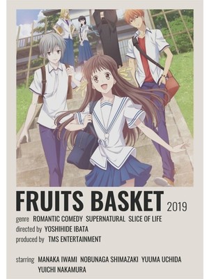 Jeronkarji Meyve Sepeti Minimalist Poster Tablo Ahşap Poster Dekoratif