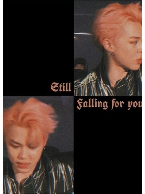 Jeronkarji Jimin Bugün Değil Pembe Saç Tablo Ahşap Poster Dekoratif KOD6131