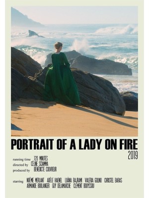 Jeronkarji Portrait Of A Lady On Fire Alternatif (1) Tablo Ahşap Poster Dekoratif