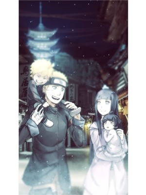 Jeronkarji Naruhina Ailesi Tablo Ahşap Poster Dekoratif