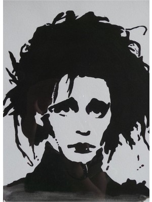 Jeronkarji Edward Scissorhands Tablo Ahşap Poster Dekoratif
