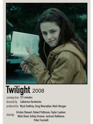 Jeronkarji Twilight-Vintage Poster Tablo Ahşap Poster Dekoratif