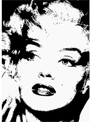 Jeronkarji Marilyn Monroe Tablo Ahşap Poster Dekoratif