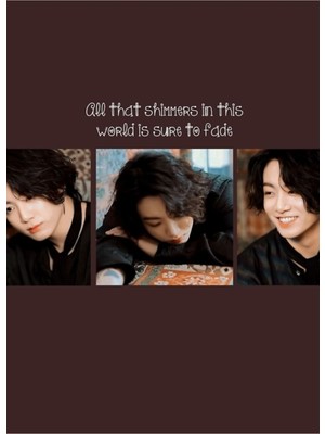 Jeronkarji Jungkook Uzun Saç Estetiği Tablo Ahşap Poster Dekoratif KOD1630