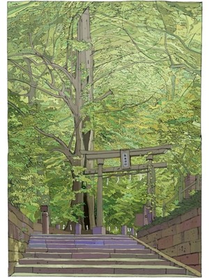 Jeronkarji Ginko Ağacı Yanesen Tablo Ahşap Poster Dekoratif