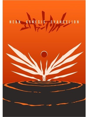 Jeronkarji Evangelion Tablo Ahşap Poster Dekoratifn Sonu