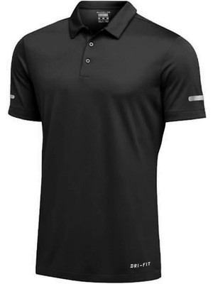 Ghassy Co. Erkek Dry Fit Hızlı Kuruma Nem Emici Teknik Performans Golf Polo Yaka Spor T-Shirt