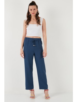 Lela Relaxed Fit Bol Paça Pantolon Kadın Pantolon 5865826