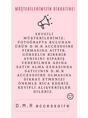 DMR Accessoire Pembe Taşlı Kalpli Charm