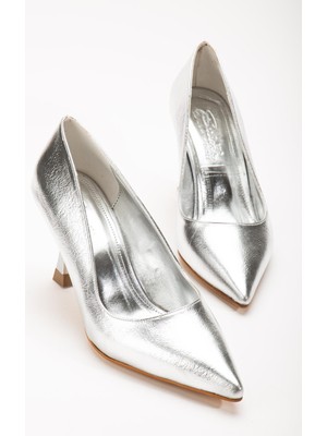 Suins Shoes Suins Cateline Model Kadın Topuklu Metalik Özel Renk Stiletto Ayakkabı