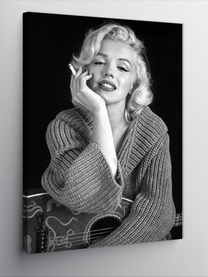 Tablomega Kanvas Tablo Marilyn Monroe ve Gitar