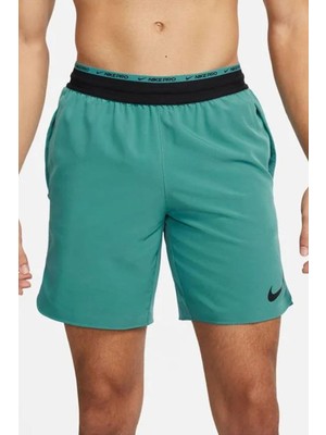 Nike Pro Dri Fit Flex Rep 3.0 Unlined Training Erkek Şort Yeşil