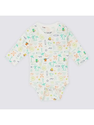 U.S. Polo Assn. USB1174-B Lisanslı Uzun Kol Unisex Bebek Body