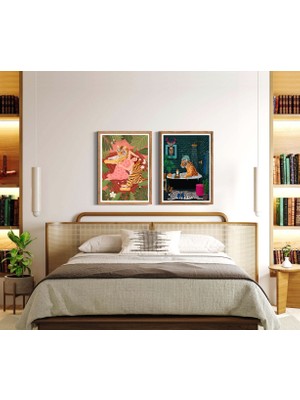 Çerçeveli Tablo Anımal Kıngdom-Leo Serisi Mdf Tablo LEO/203