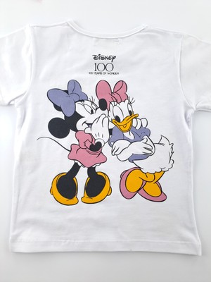 Bonboner Kids Kız Çocuk Şort Tişort Ikili Takım Minnie Mouse Baskılı Sırt ve Göğüs Baskılı