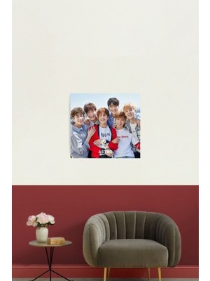 Jeronkarji Astro Band Kpop Tablo Ahşap Poster Dekoratif