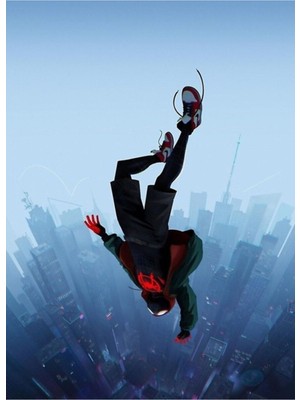 Jeronkarji Zıpla Miles Morales Ahşap Poster Dekoratif