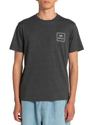 Rvca Va All The Way Print Erkek Gri Tişört