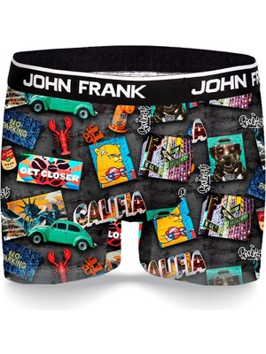 John Frank Dijital Baskılı Boxer