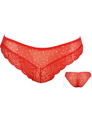 Özkan Underwear Papatya 4031 Kadın Dantelli Bikini Külot