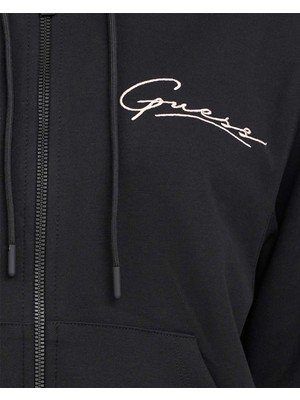 Guess Allycia Kapüşonlu Fermuarlı Sweatshirt