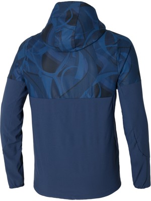 Mizuno Paris Athlete Hooded Jacket Erkek Yağmurluk Lacivert