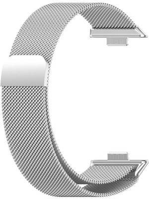 Alstrap Huawei Watch  Fit 4 Pro /Fit 4/ Fit 3 Uyumlu Metal Hasır Kordon