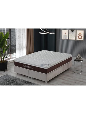 HAPPYNIGHT Cool Mattress Süper Lüx Yaz & Kış Kullanımlı Pocket Yaylı Yatak