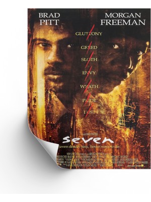 NOKEM Yedi Posteri & Se7en Posteri & Seven Posteri & Film Posteri Dfknkm1