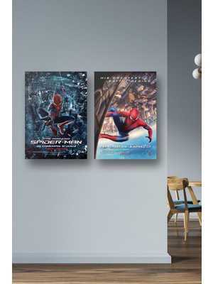 NOKEM 2li Set The Amazing Spider-man Posterleri & inanılmaz örümcek Adam Posterleri Mlknkm1