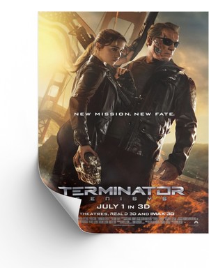 NOKEM Terminatör 5 Posteri & Terminatör Genisys Poster & Terminator Poster & Film Posteri Dfknkm1