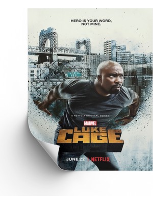 NOKEM Luke Cage Posteri & Luke Cage Afişi Posteri & Luke Cage Dizi Posteri & Marvel Poster Mlknkm1