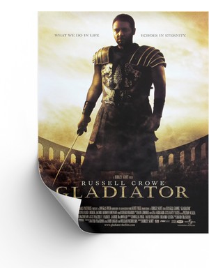 NOKEM Gladyatör Posteri & Gladiator Posteri & Gladyatör Afişi Poster & Film Posteri Dfknkm1