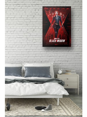 NOKEM Black Widow Posteri & Black Widow Afişi & Black Widow Film Posteri & Marvel Poster Mlknkm1